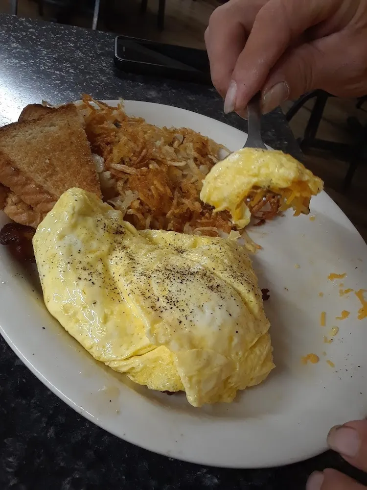 Egg and Cheese Omelet Plate