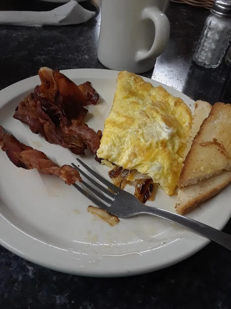 Egg and Cheese Omelet with Onions